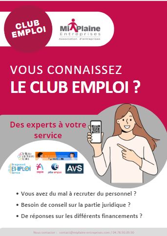 Flyer club emploi